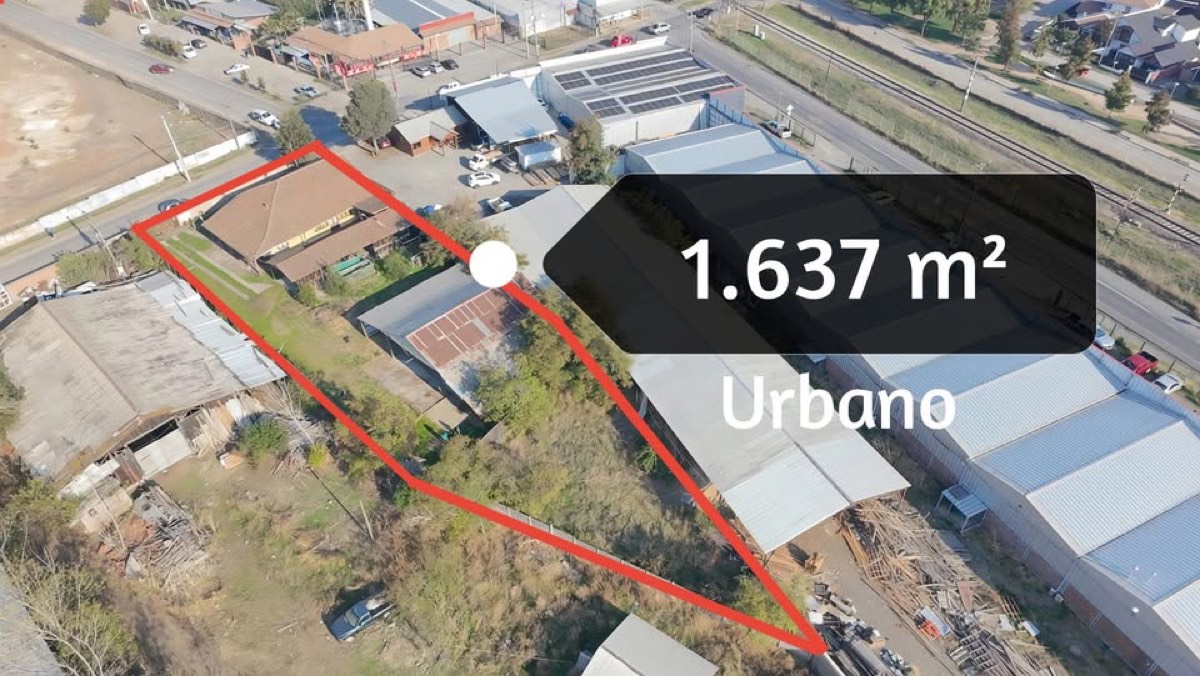 Terreno urbano de 1.637 m² en venta en Linares